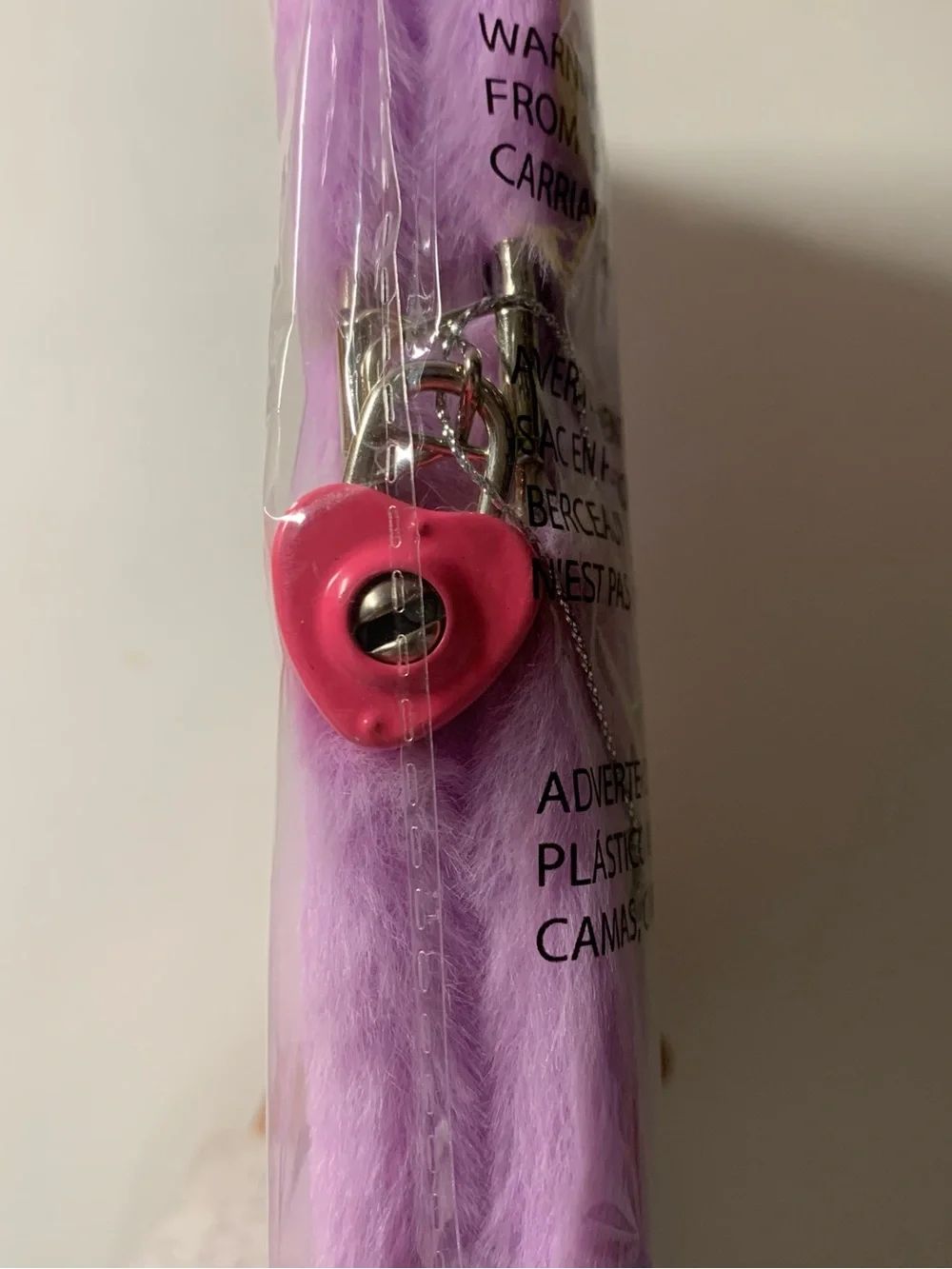 Purple unicorn plush girlhood notebook